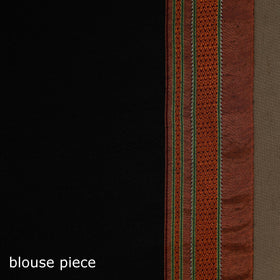 Silk cotton khun saree with ilkal pallu chikki paras border