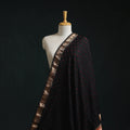 Silk tie-dye bandhani fabric with zari border 17