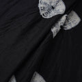 Silk tie-dye shibori fabric with zari border 36