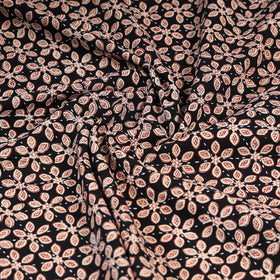 Buy Black Tagai Work Block Print Cotton Kurta Material