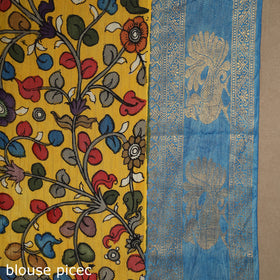 Black - srikalahasti handloom cotton handpainted pen