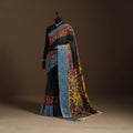 Black - srikalahasti handloom cotton handpainted pen