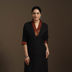 Straight cotton dharwad kurta 04 - handcrafted