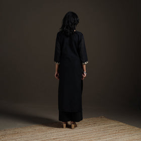 Straight cotton dharwad kurta for women 06 - handcrafted