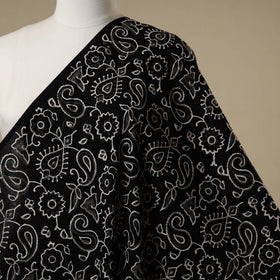 Black - syahi begar bagru cotton fabric 21 - handcrafted