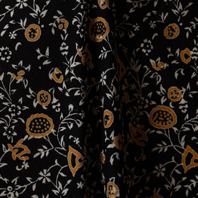 Black - syahi begar bagru cotton fabric 27 - handcrafted