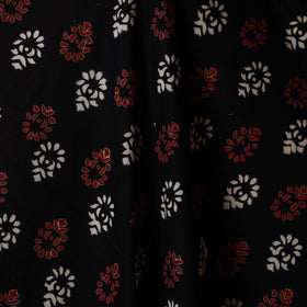 Black - syahi begar bagru cotton fabric 24 - handcrafted