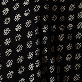 Black - syahi begar bagru cotton fabric 25 - handcrafted