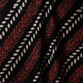 Black - syahi begar bagru cotton fabric 26 - handcrafted