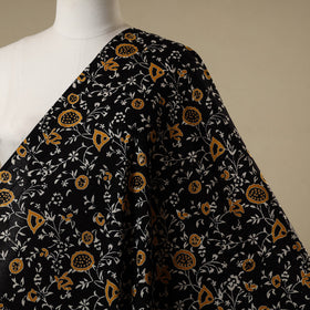 Black - syahi begar bagru cotton fabric 27 - handcrafted