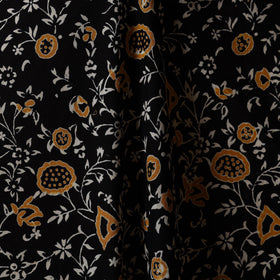 Black - syahi begar bagru cotton fabric 27 - handcrafted