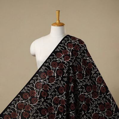 Black - syahi begar bagru cotton fabric 31 - handcrafted