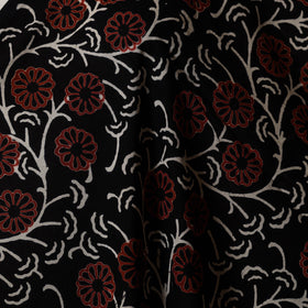 Black - syahi begar bagru cotton fabric 31 - handcrafted