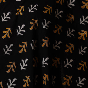 Black - syahi begar bagru cotton fabric 32 - handcrafted