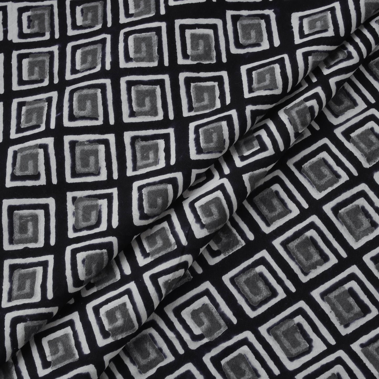 Syahi begar cotton hand block bagru print fabric 05