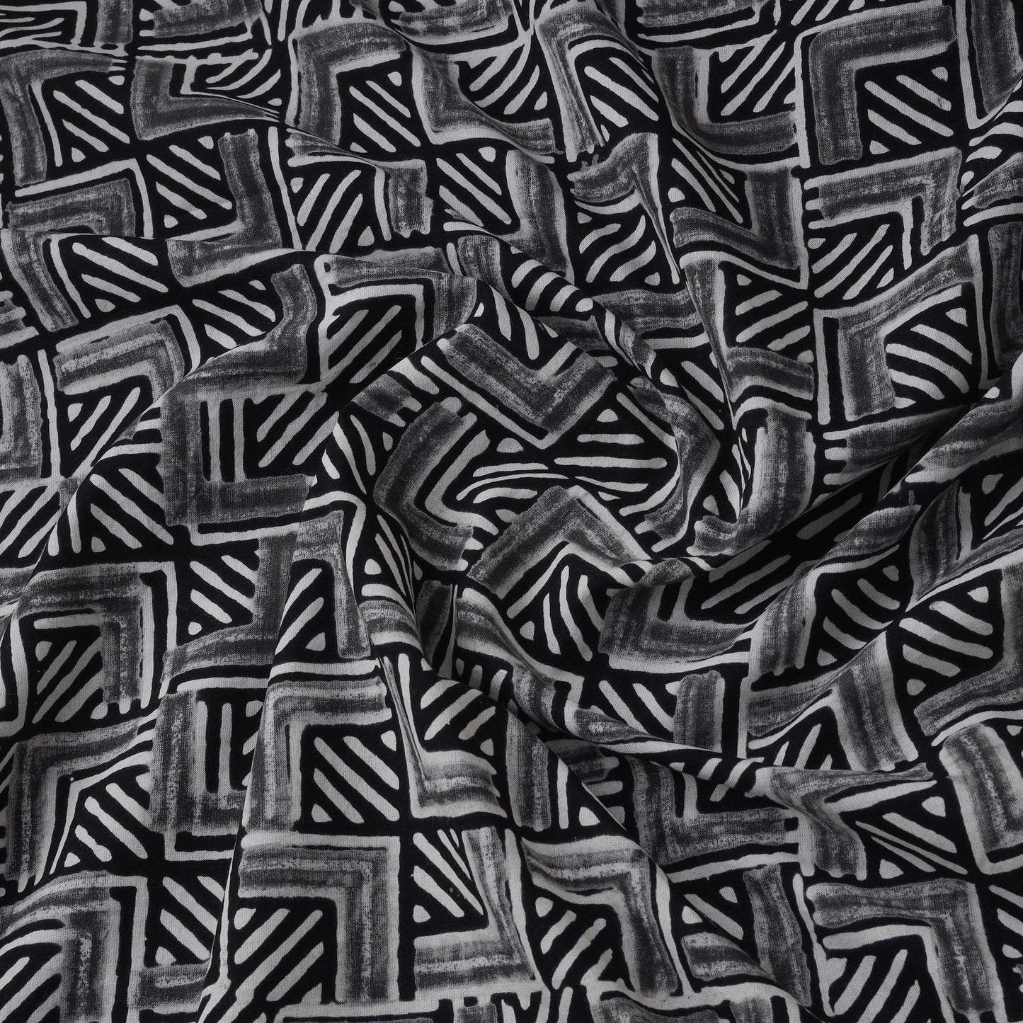 Syahi begar cotton hand block bagru print fabric 08