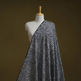 Syahi begar cotton hand block bagru print fabric 08