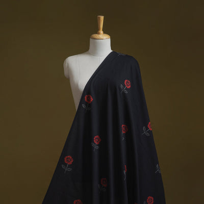 Syahi begar cotton hand block bagru print fabric 12