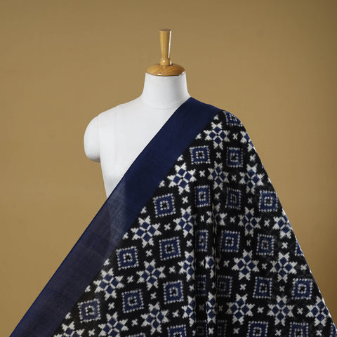Telia rumal handloom cotton pochampally double ikat fabric