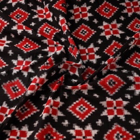 Telia rumal handloom cotton pochampally double ikat fabric