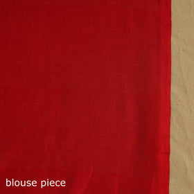 Black Telia Rumal Handloom Cotton Pochampally Double Ikat Saree