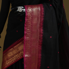 Thread buti cotton kanchipuram saree with border 02