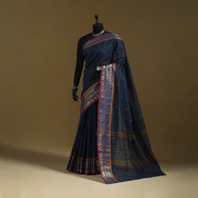 Thread buti cotton kanchipuram saree with border 07