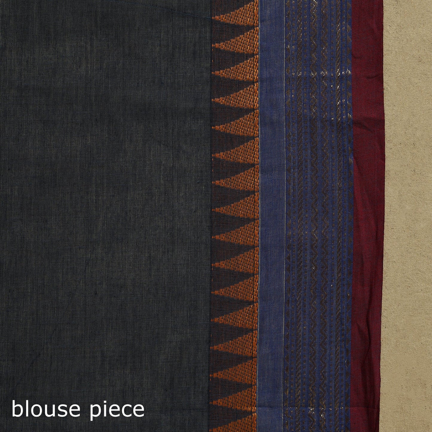 Thread buti cotton kanchipuram saree with border 07