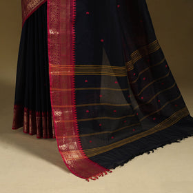 Thread buti cotton kanchipuram saree with border 08
