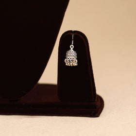 Black - thread work german silver necklace set 10