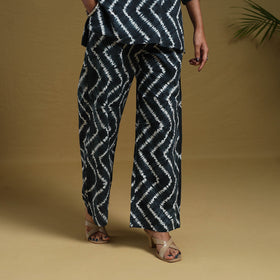 Buy Black Tie & Dye Cotton Shibori Co-Ord Set Online