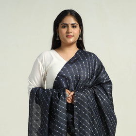 Traditional Tie & Dye Tussar Silk Leheriya Dupatta 28
