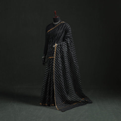 Tie-dye kota doria cotton leheriya saree 03 - handcrafted