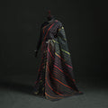 Tie-dye kota doria cotton leheriya saree 10 - handcrafted
