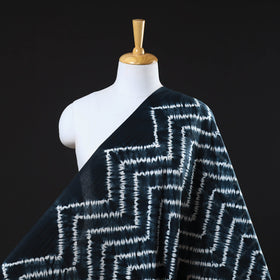  Black Tie & Dye Pure Cotton Shibori Fabric 