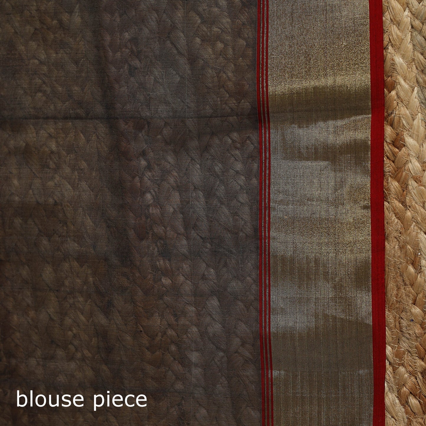 Black - traditional buta handloom zari work chanderi silk
