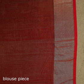 Black - traditional handloom triangle buti silk maheshwari