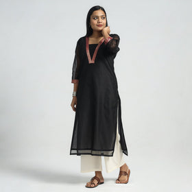 Buy Traditional Maheshwari Handloom Silk Cotton Zari Work Kurta with Dupatta Set Online at iTokri.com