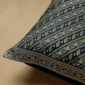  Traditional Pure Banarasi Handwoven Silk Zari Cushion Cover Online at iTokri.com