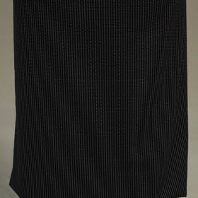 Black Unstitched Plain Cotton Kurta Material