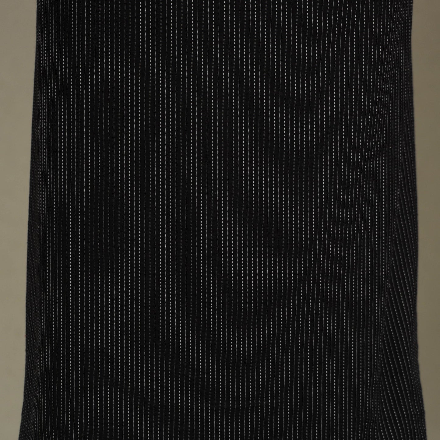 Black Unstitched Plain Cotton Kurta Material