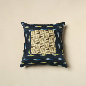 Buy Vanaspati Patch Ikat Cushion Cover