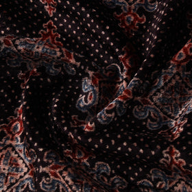 Velvet natural dyed hand fabric 21 - handcrafted