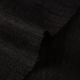 Buy Black - Vidarbha Handloom Pure Tussar Ghicha Silk Fabric Online at iTokri.com