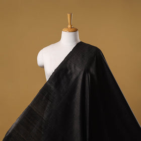 Vidarbha tussar x dupion silk handloom plain fabric 02