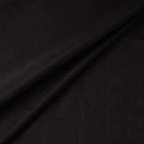 Vidarbha tussar x dupion silk handloom plain fabric 02