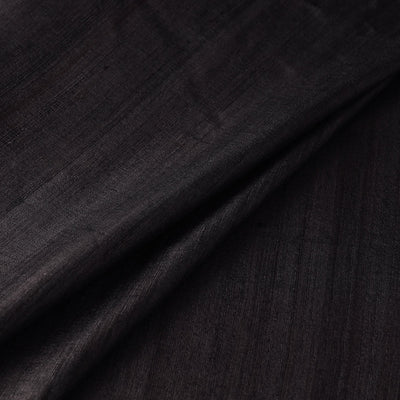 Vidarbha tussar x ghicha silk handloom plain fabric 01