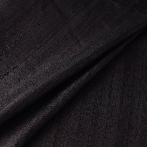 Vidarbha tussar x ghicha silk handloom plain fabric 01