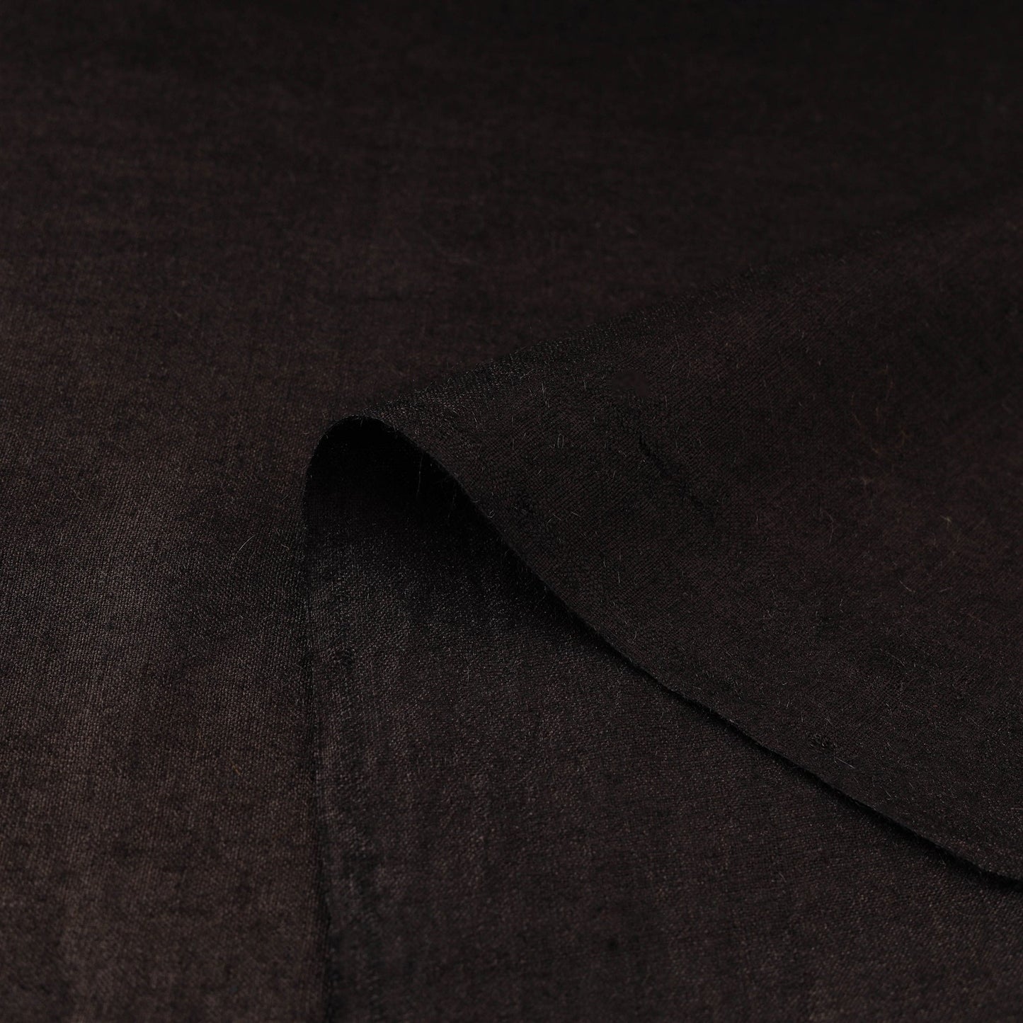 Black - vidarbha tussar x katia silk handloom fabric 07