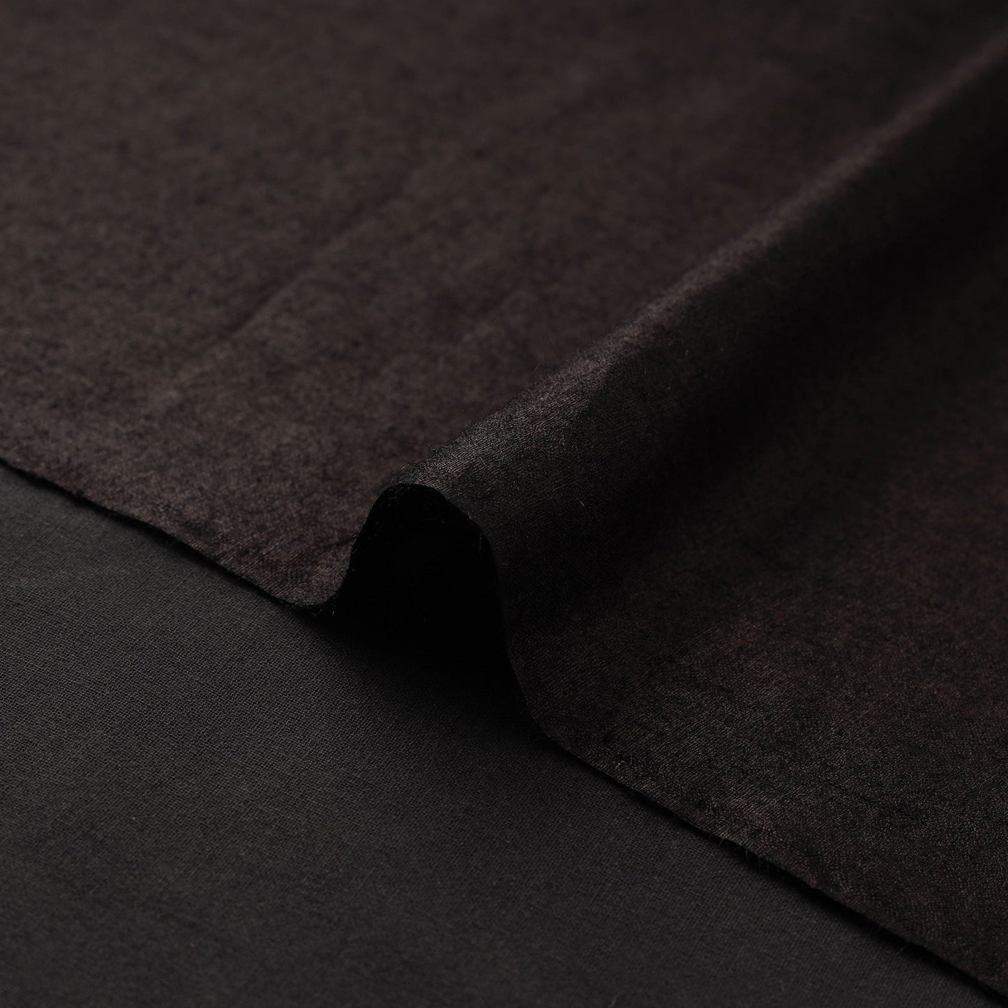 Black - vidarbha tussar x katia silk handloom fabric 07